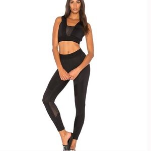 IVY PARK Leggings with Mesh and Moto Detailing‎ and Flip Belt Zipper Pocket